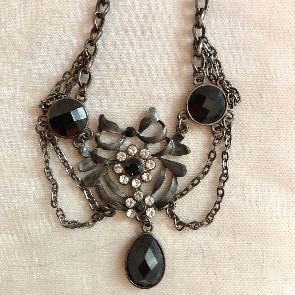 Jet Black Necklace